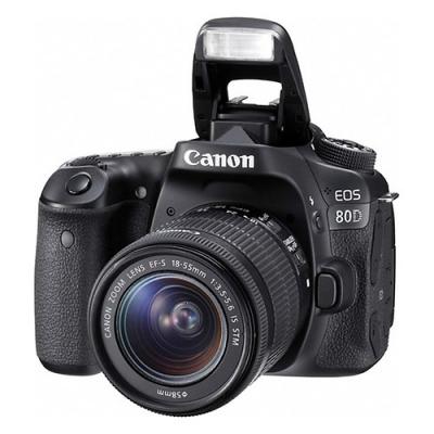 Máy Ảnh Canon 80D + Lens 18-55mm