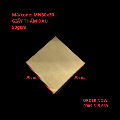 Giấy lót thực phẩm thấm hút dầu mỡ