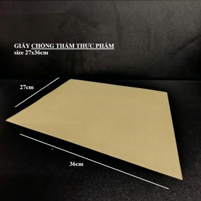 Giấy gói bánh mì sandwich chống thấm dầu size 27x36cm