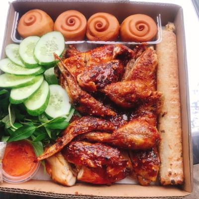 Giấy lót hộp gà nướng chống thấm dầu, mỡ