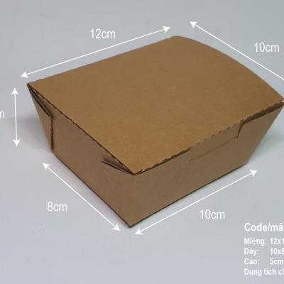 Hộp giấy kraft đựng xôi