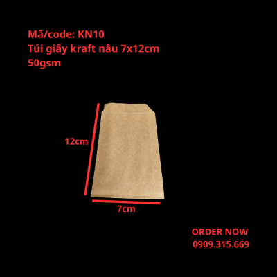 Túi giấy đựng xé túi mù size 7x12cm