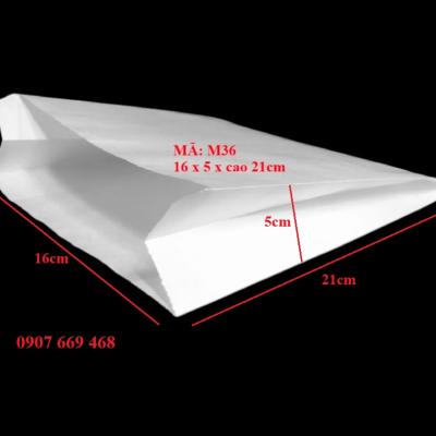 Túi giấy xếp hông đựng bánh bao chiên