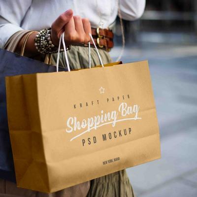 Túi giấy quai xách shopping