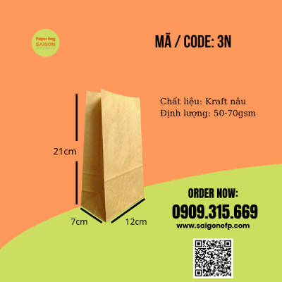 Túi giấy đựng khoai bong bóng