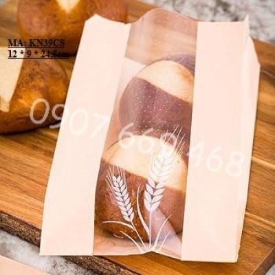 Túi giấy đựng bánh ngọt paparoti có cửa sổ kiếng